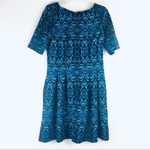 Gabby Skye Jacquard Dress